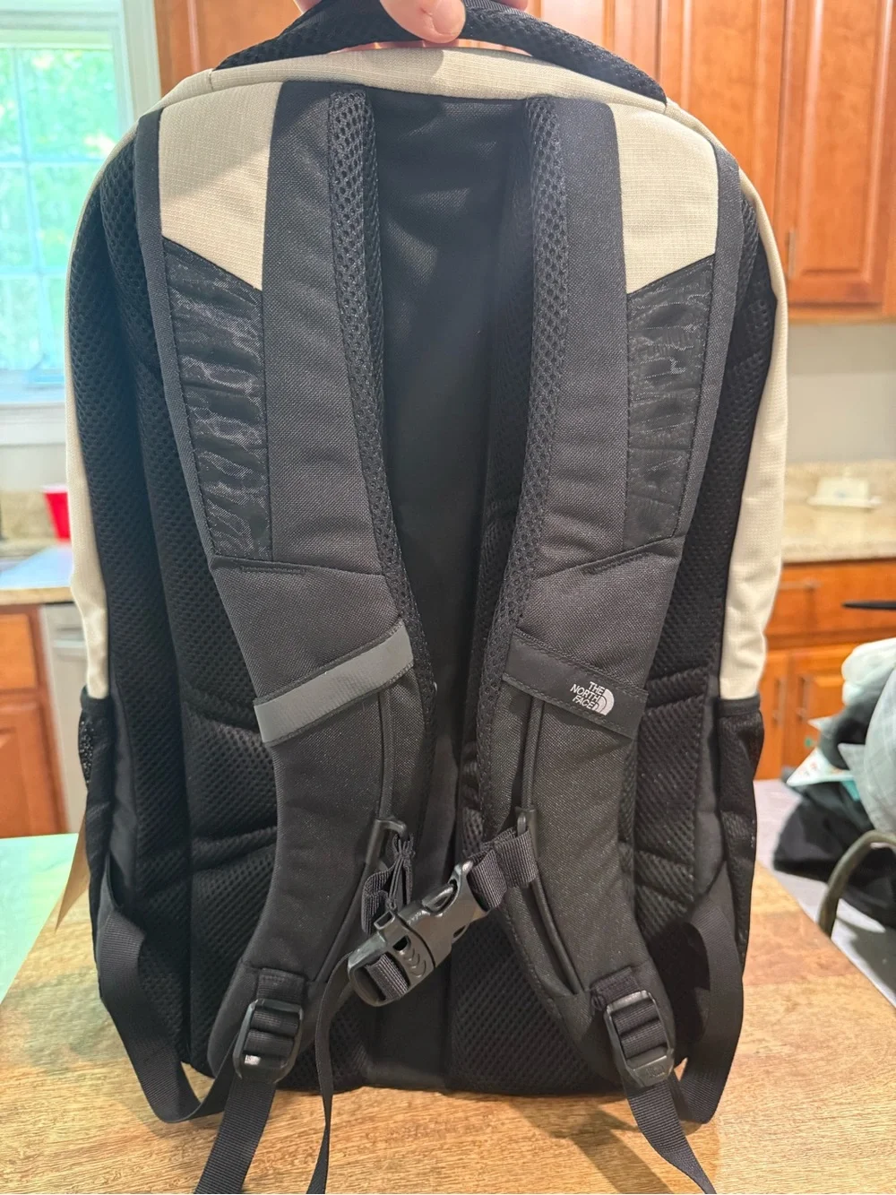 The North Face Groundwork's Backpack - Cream and Black